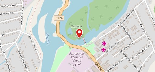 Остров на карте