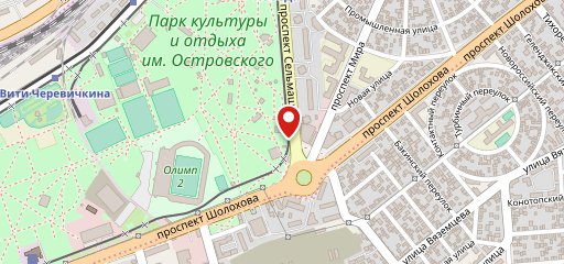 Островский на карте