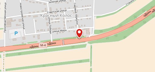 Меридиан на карте