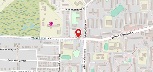 Озерное кафе бар на карте