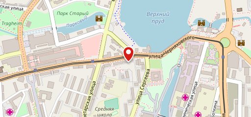 Озерное на карте