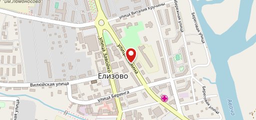 Озеро Yelizovo на карте