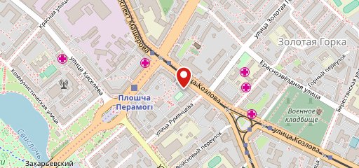 Палатка у Океана на карте