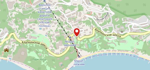 Пальма на карте