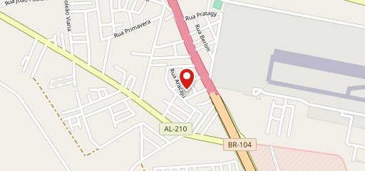 Palmares Bebidas Rio Largo AL на карте