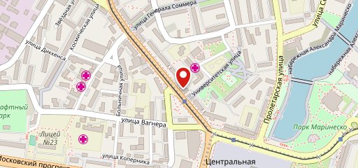 Панда на карте