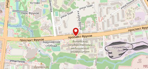Панда на карте