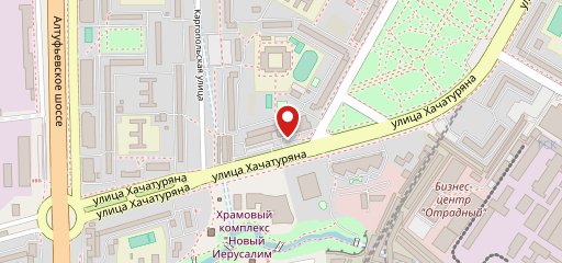 Пицца Папы Джона на карте