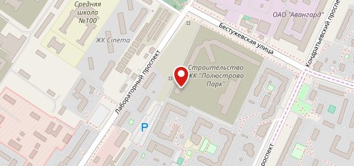 Парадная 0,5 на карте