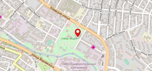Парк кофе на карте