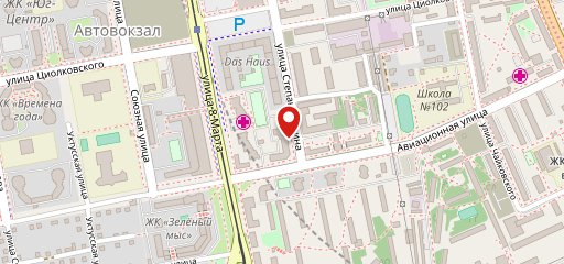 Парковка, Степана Разина, 128 на карте