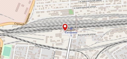 Паровоз на карте