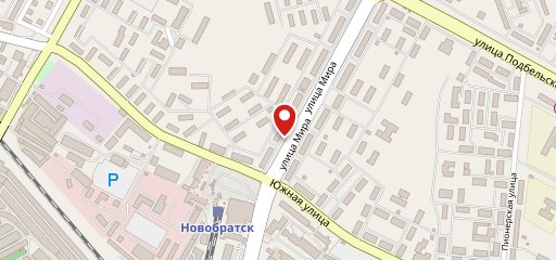 Парусник, закусочная на карте