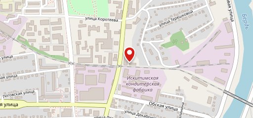 Парус, кафе, г. Искитим на карте