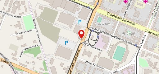 ПАРУС, кафе на карте