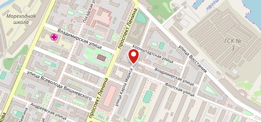 Парус на карте
