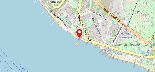 Паруса на море на карте