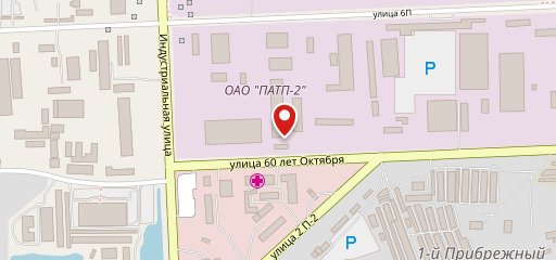 ПАТП-2, столовая на карте