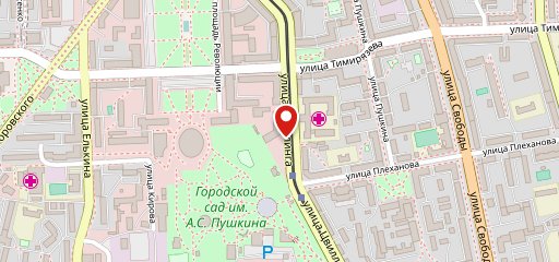 Тюльпан на карте