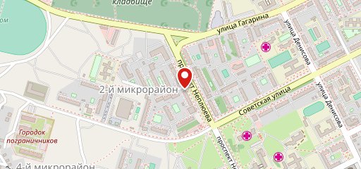 Блэквуд на карте