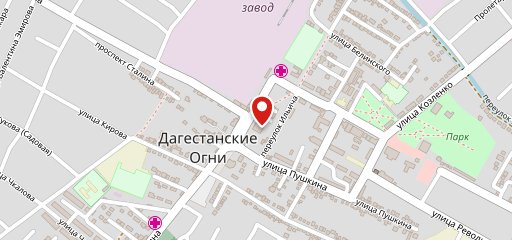 Паутина на карте