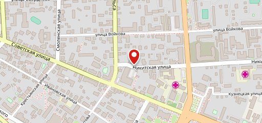 Паутина на карте