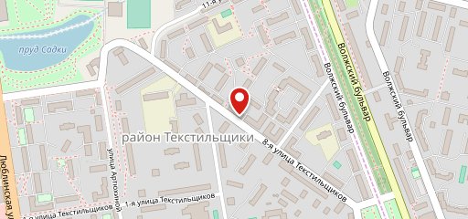 Паутина на карте