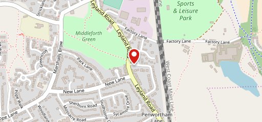 Pear Tree Inn Penwortham на карте