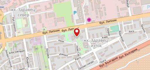 Пекарна Филаделфия - Здравец изток на карте