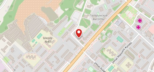 Булошная на карте