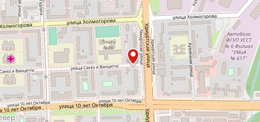 Пекарня на карте
