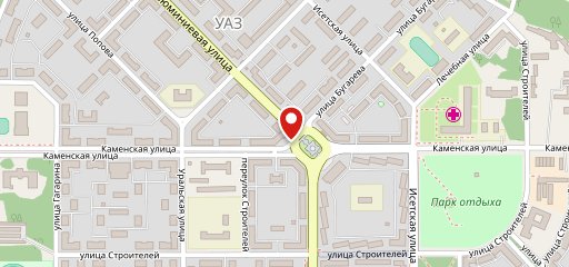 Пекарня на карте