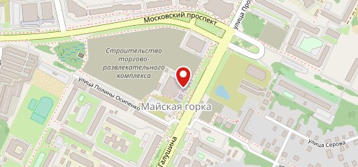 Любимая на карте
