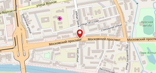 Любимая на карте