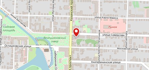 Любимая на карте