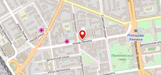 Шашлык на Ленина на карте