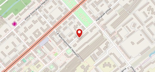 Пекарня на Народной на карте
