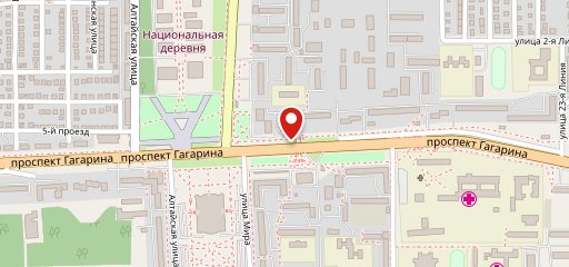 Оренбургская хлебница на карте