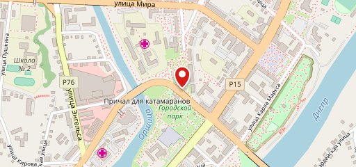 Булочная на карте
