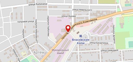 Пекарня на карте