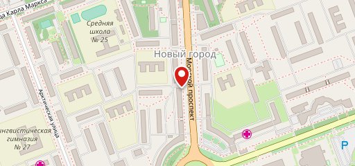 Пекарня на карте