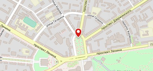 Порядочная Еда на карте
