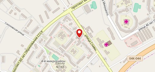 Пельменная в Солнечном на карте