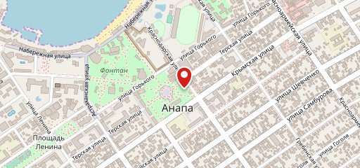 Пьём кофе в Анапе на карте