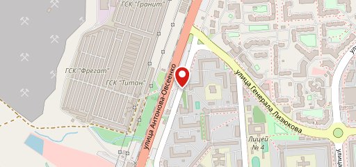 Пенная на карте