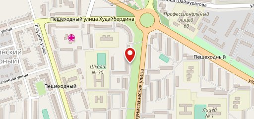 Пенный Бережок на карте