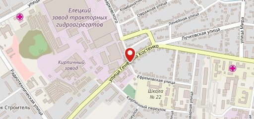 Пенный Дворик на карте