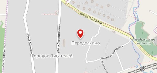 Переделкино на карте