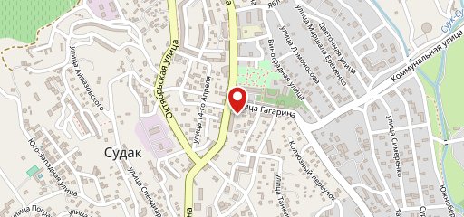 Перекресток на карте