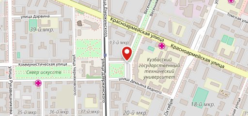 Персона Грата, кафе на карте